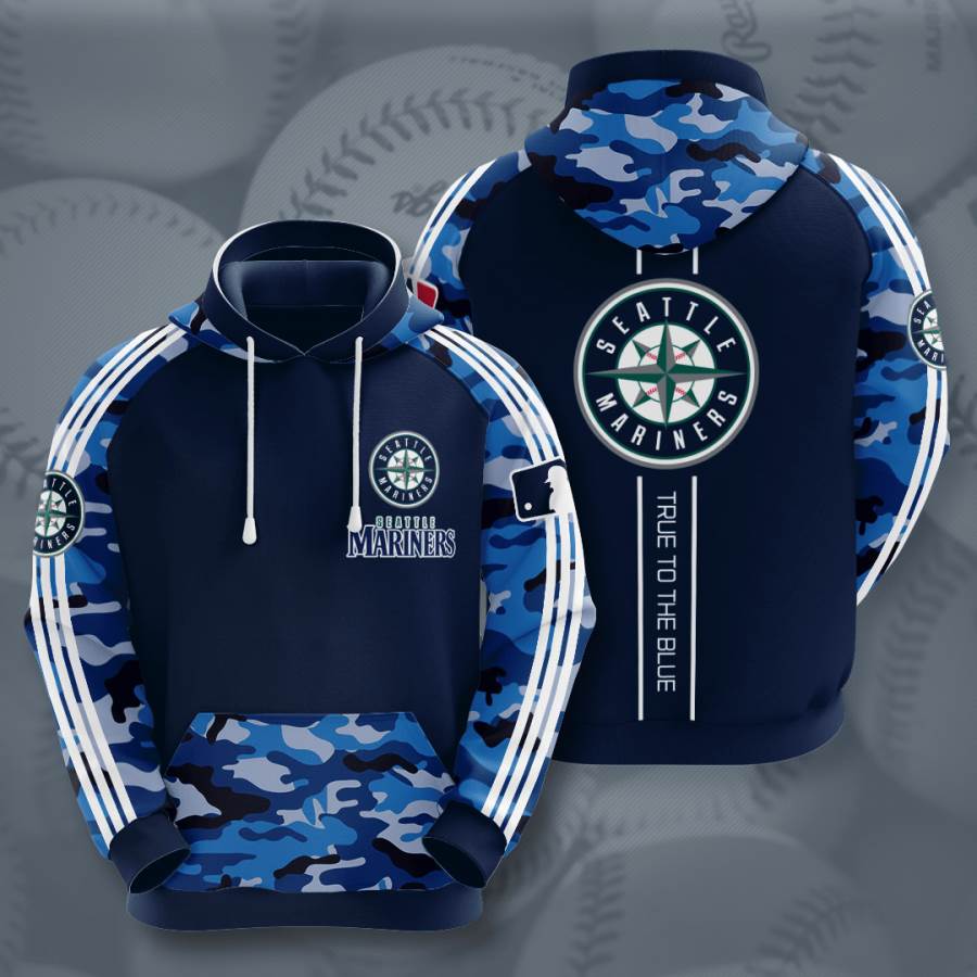 Sports Baseball Mlb Seattle Mariners Usa 645 3d Hoodie