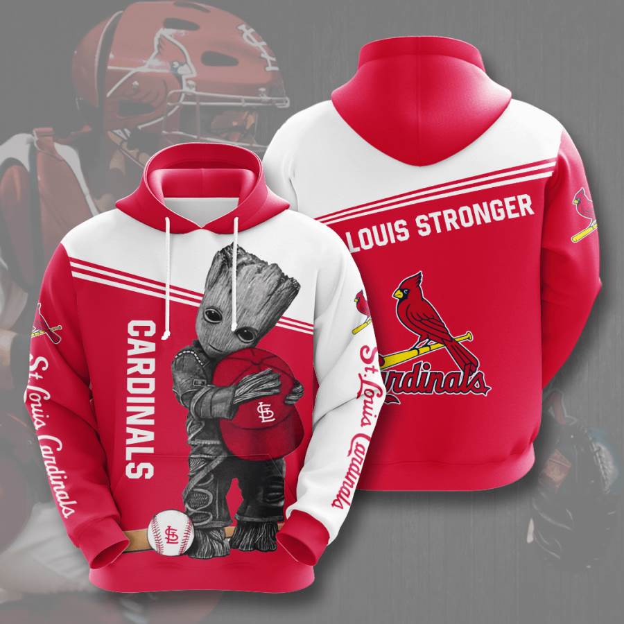 Sports Baseball Mlb St Louis Cardinals Usa 652 3d Hoodie