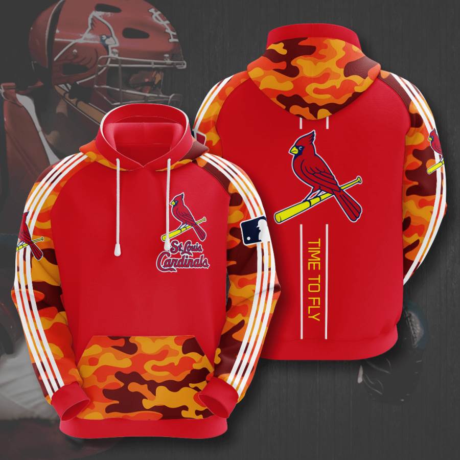 Sports Baseball Mlb St Louis Cardinals Usa 653 3d Hoodie