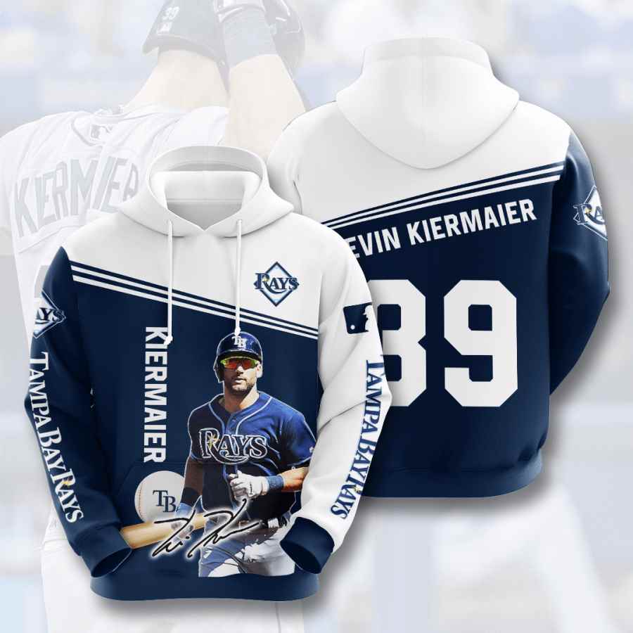 Sports Baseball Mlb Tampa Bay Rays Kevin Kiermaier Usa 1233 3d Hoodie