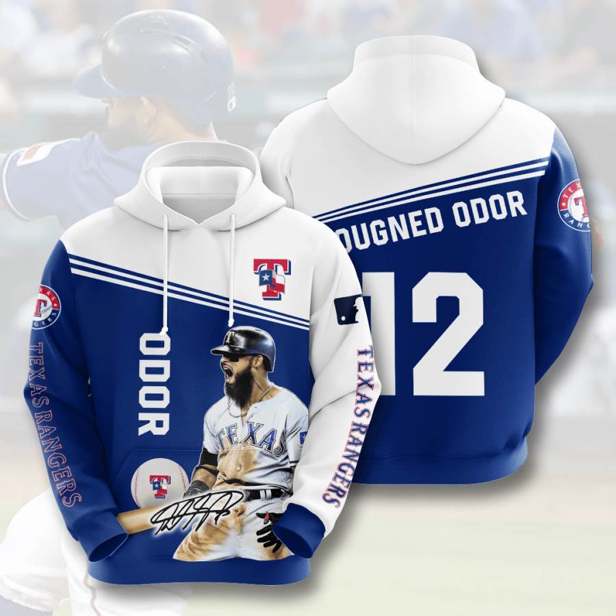 Sports Baseball Mlb Texas Rangers Rougned Odor Usa 1245 3d Hoodie