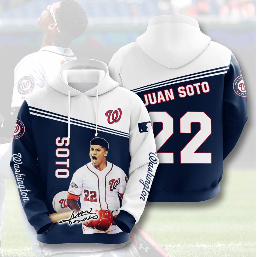 Sports Baseball Mlb Washington Nationals Juan Soto Usa 1263 3d Hoodie