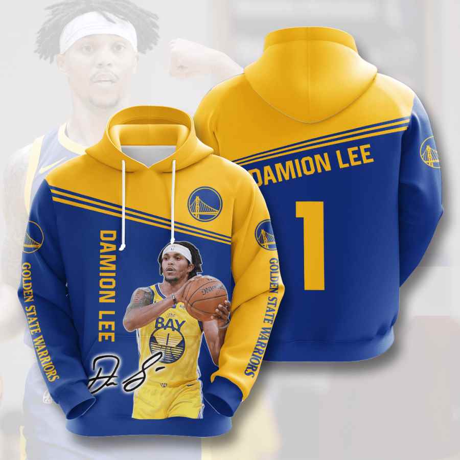 Sports Basketball Nba Golden State Warriors Damion Lee Usa 1030 3d Hoodie