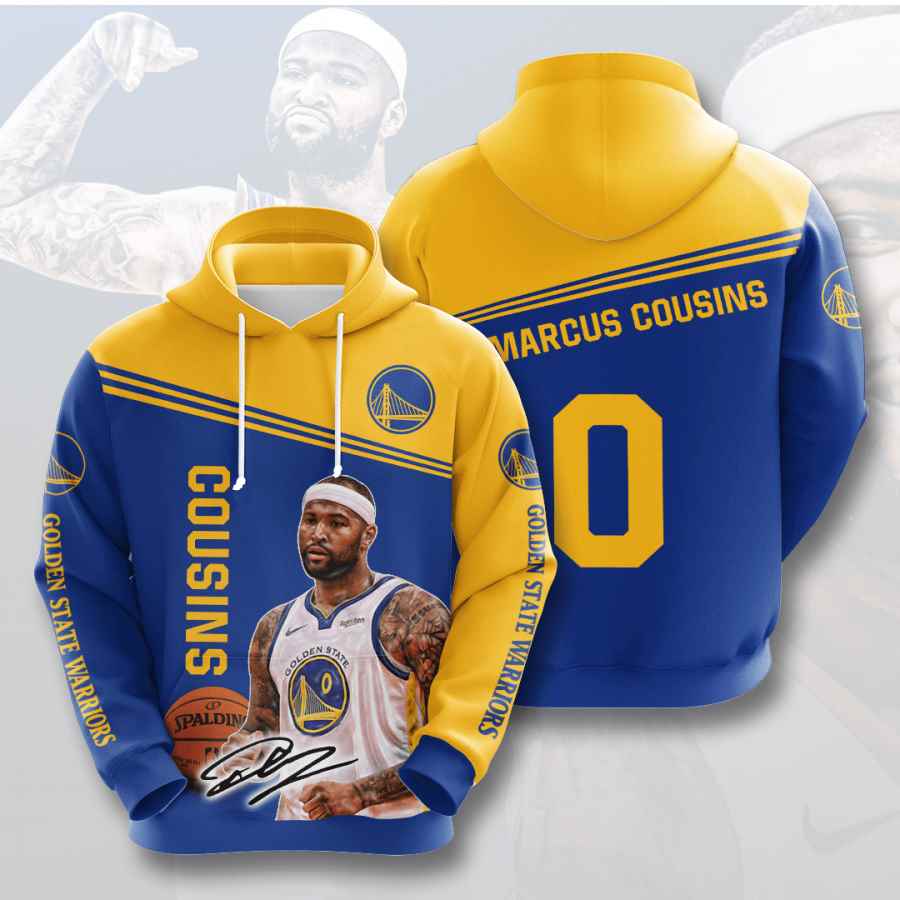 Sports Basketball Nba Golden State Warriors Demarcus Cousins Usa 1031 3d Hoodie