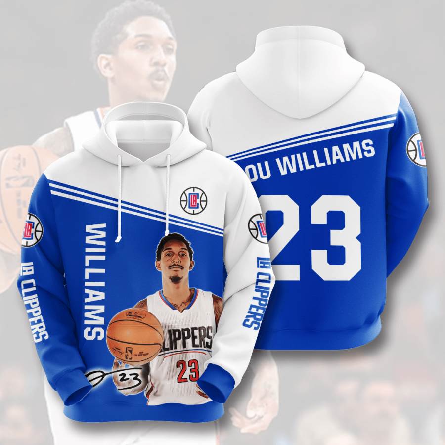 Sports Basketball Nba Los Angeles Clippers Lou Williams Usa 1090 3d Hoodie