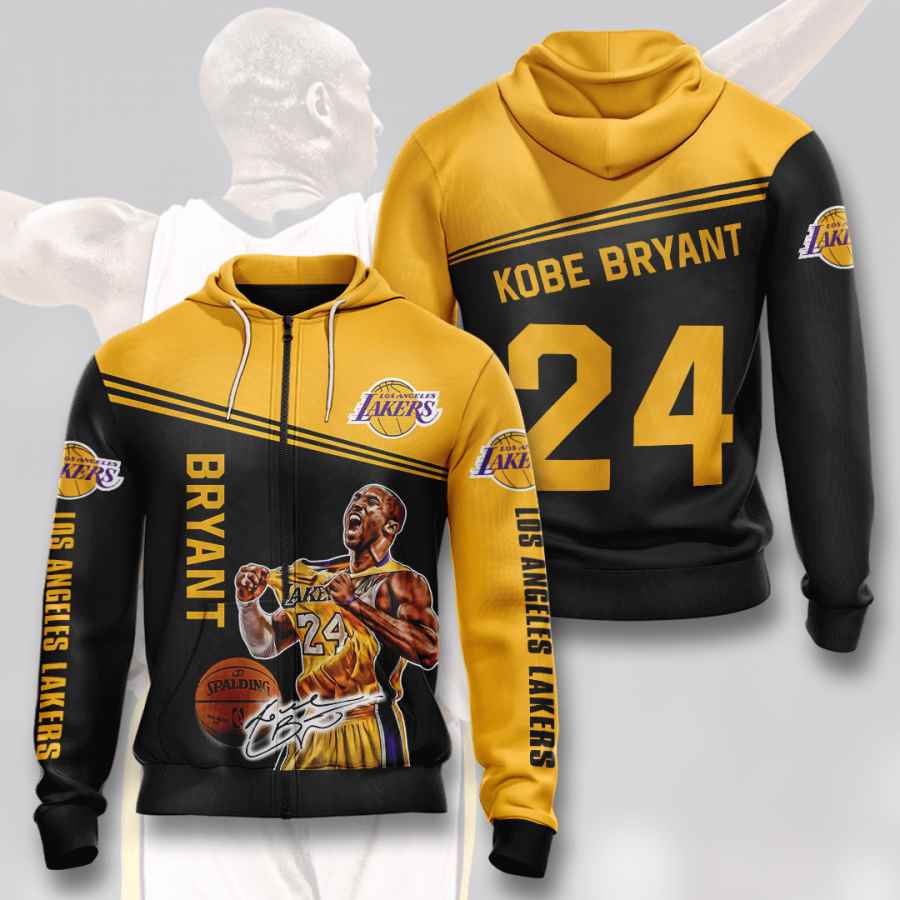 Sports Basketball Nba Los Angeles Lakers Kobe Bryant Usa 1100 3d Hoodie