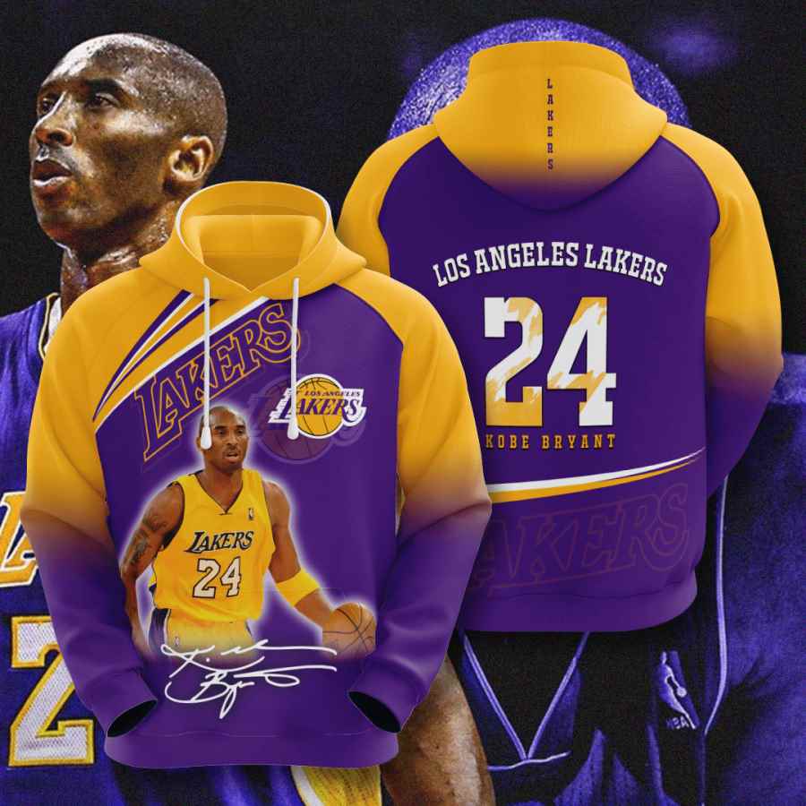 Sports Basketball Nba Los Angeles Lakers Kobe Bryant Usa 1240 3d Hoodie