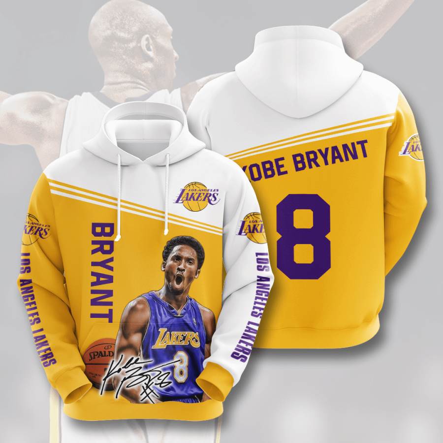 Sports Basketball Nba Los Angeles Lakers Kobe Bryant Usa 800 3d Hoodie