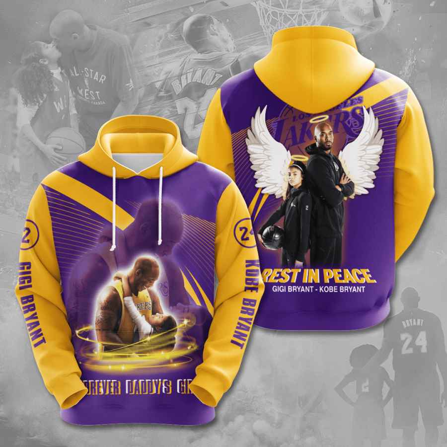 Sports Basketball Nba Los Angeles Lakers Kobe Bryant Usa 1397 3d Hoodie