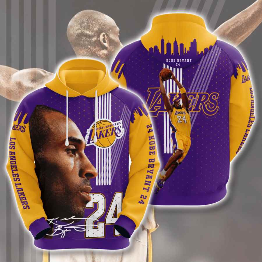 Sports Basketball Nba Los Angeles Lakers Kobe Bryant Usa 1101 3d Hoodie