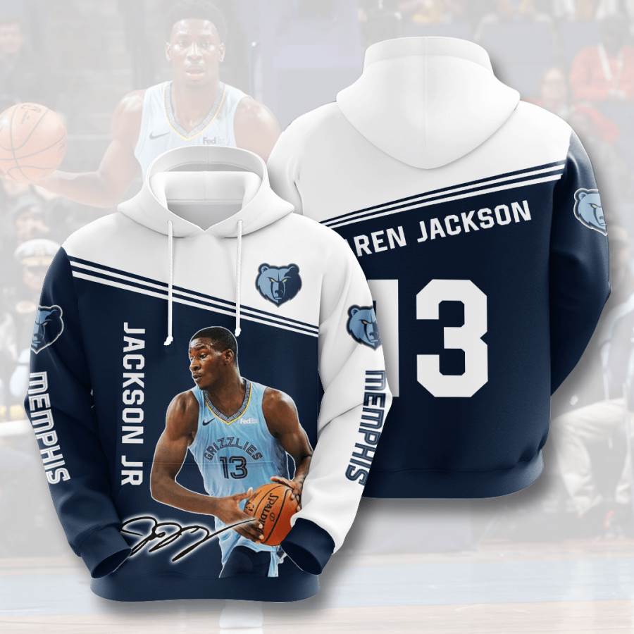 Sports Basketball Nba Memphis Grizzlies Jaren Jackson Jr Usa 1111 3d Hoodie