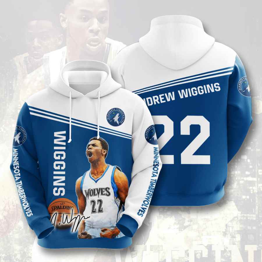 Sports Basketball Nba Minnesota Timberwolves Andrew Wiggins Usa 1119 3d Hoodie