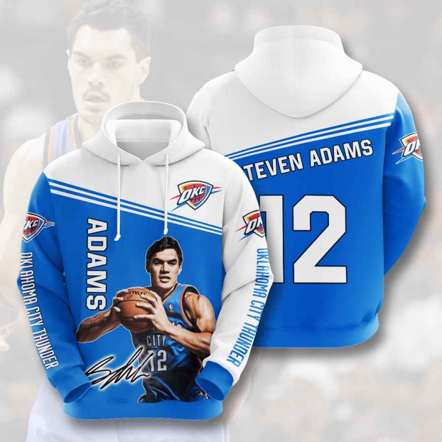 Sports Basketball Nba Oklahoma City Thunder Steven Adams Usa 1172 3d Hoodie