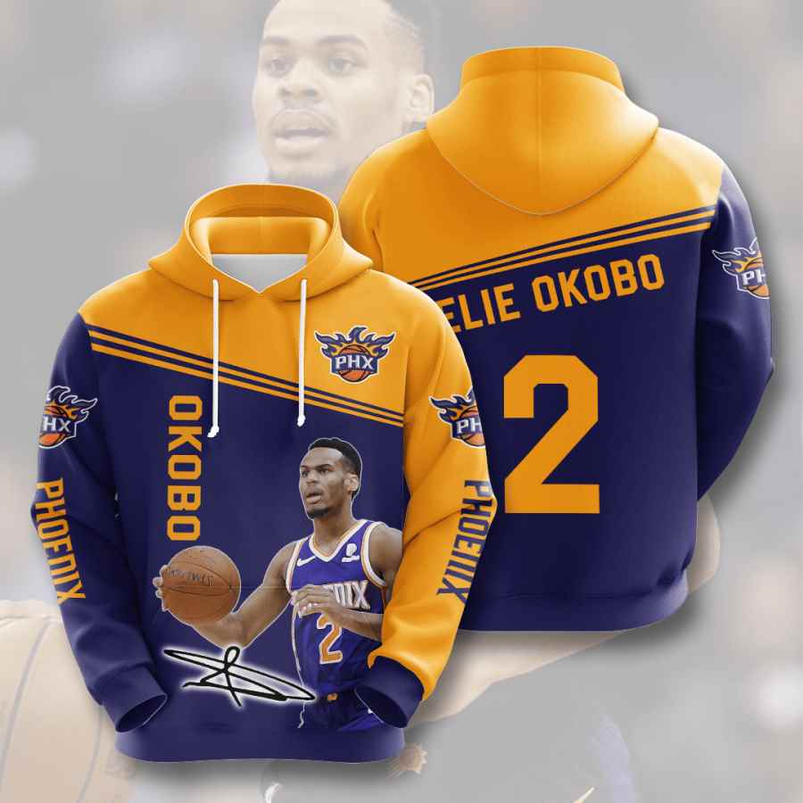 Sports Basketball Nba Phoenix Suns Lie Okobo Usa 1198 3d Hoodie