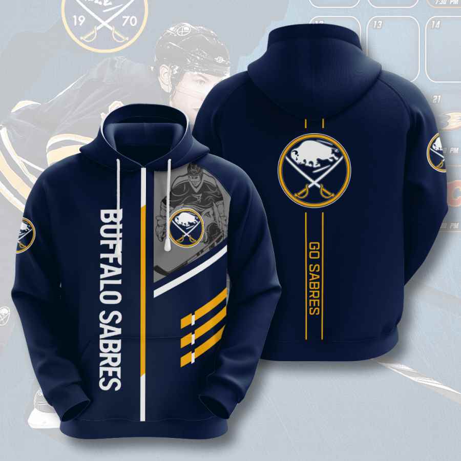 Sports Hockey Nhl Buffalo Sabres Usa 98 3d Hoodie