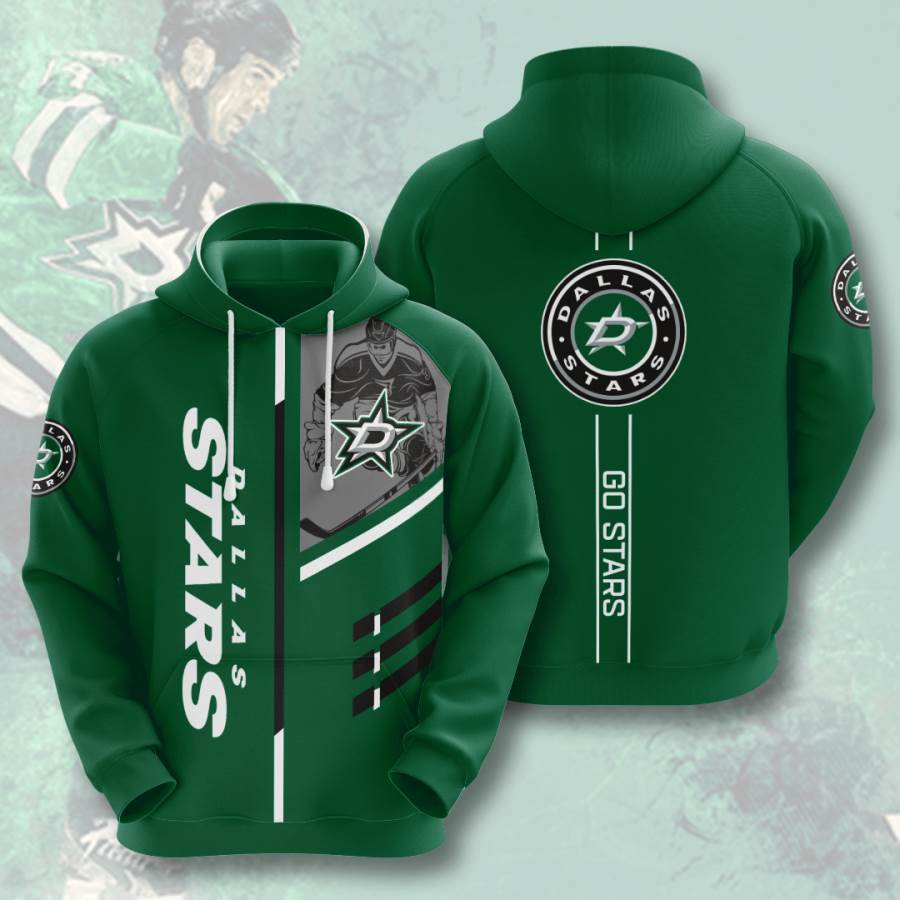 Sports Hockey Nhl Dallas Stars Usa 137 3d Hoodie