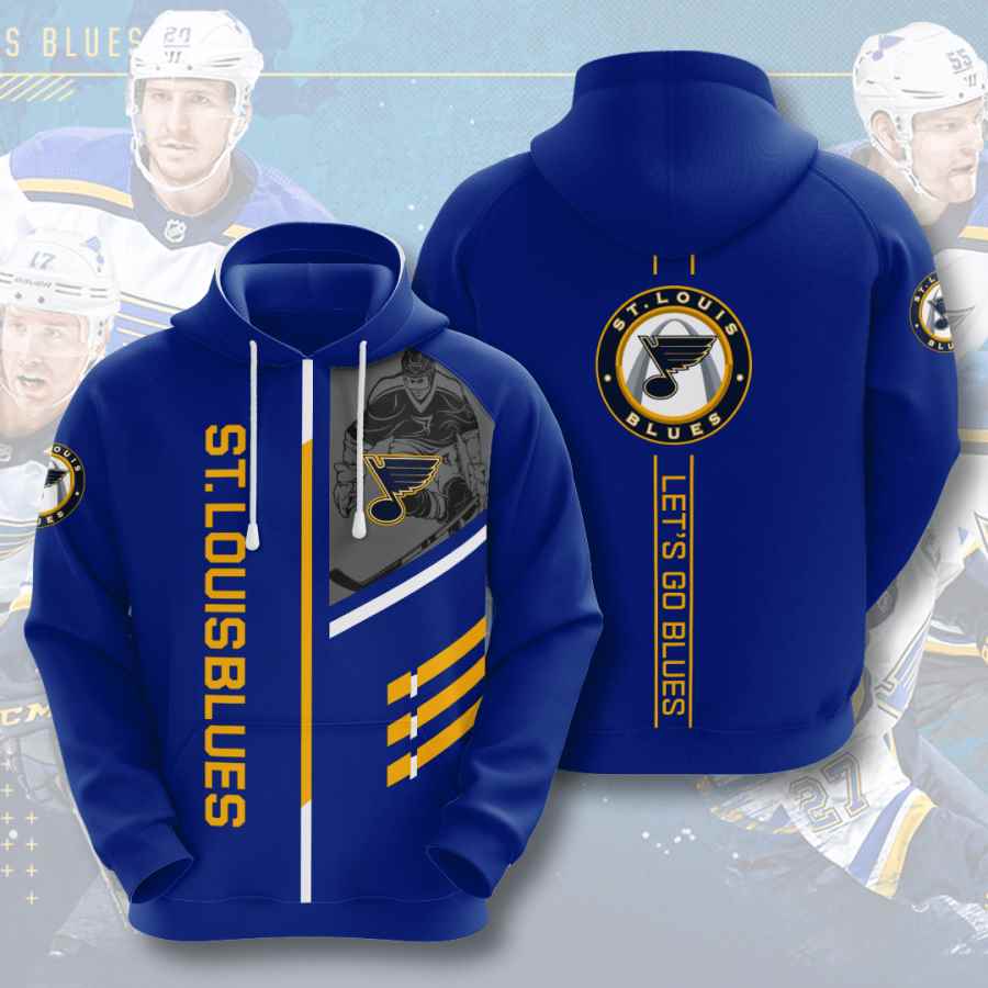 Sports Hockey Nhl St Louis Blues Usa 314 3d Hoodie