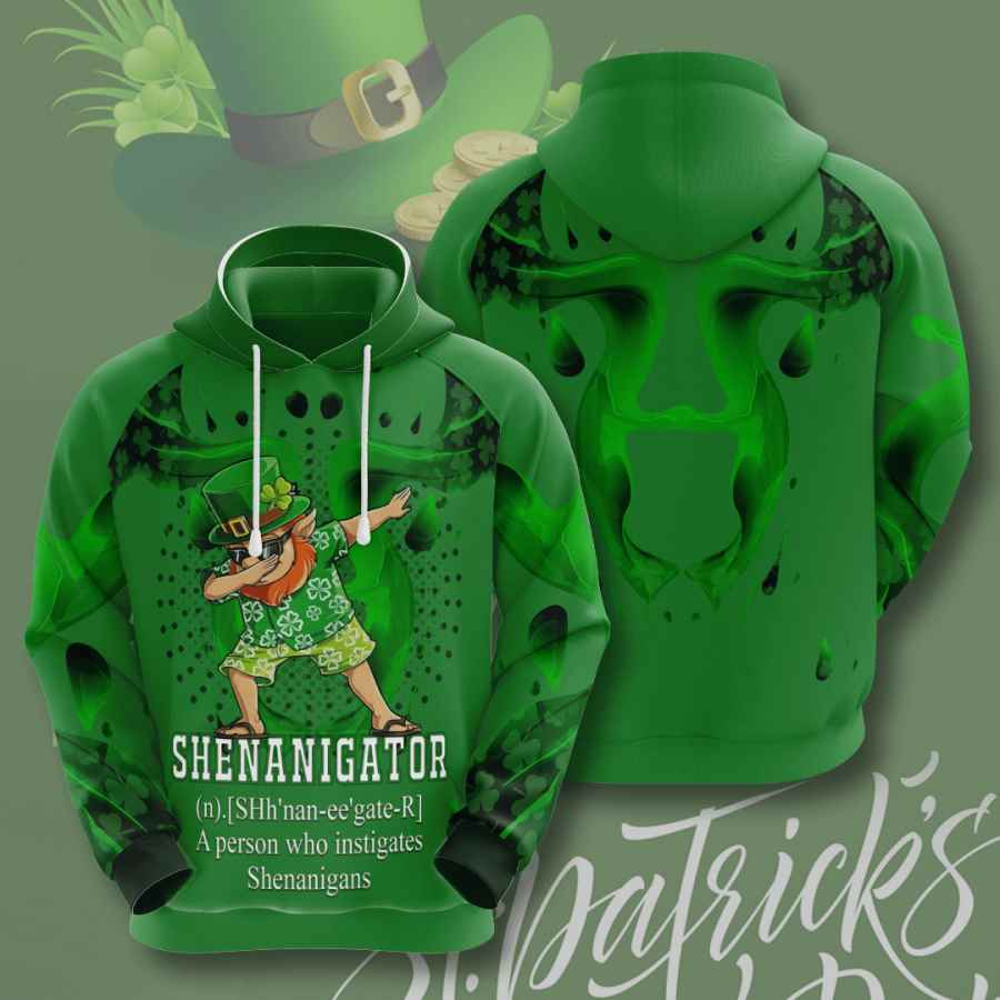 St Patricks Day Usa 1174 3d Hoodie