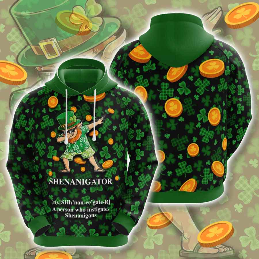 St Patricks Day Usa 1175 3d Hoodie