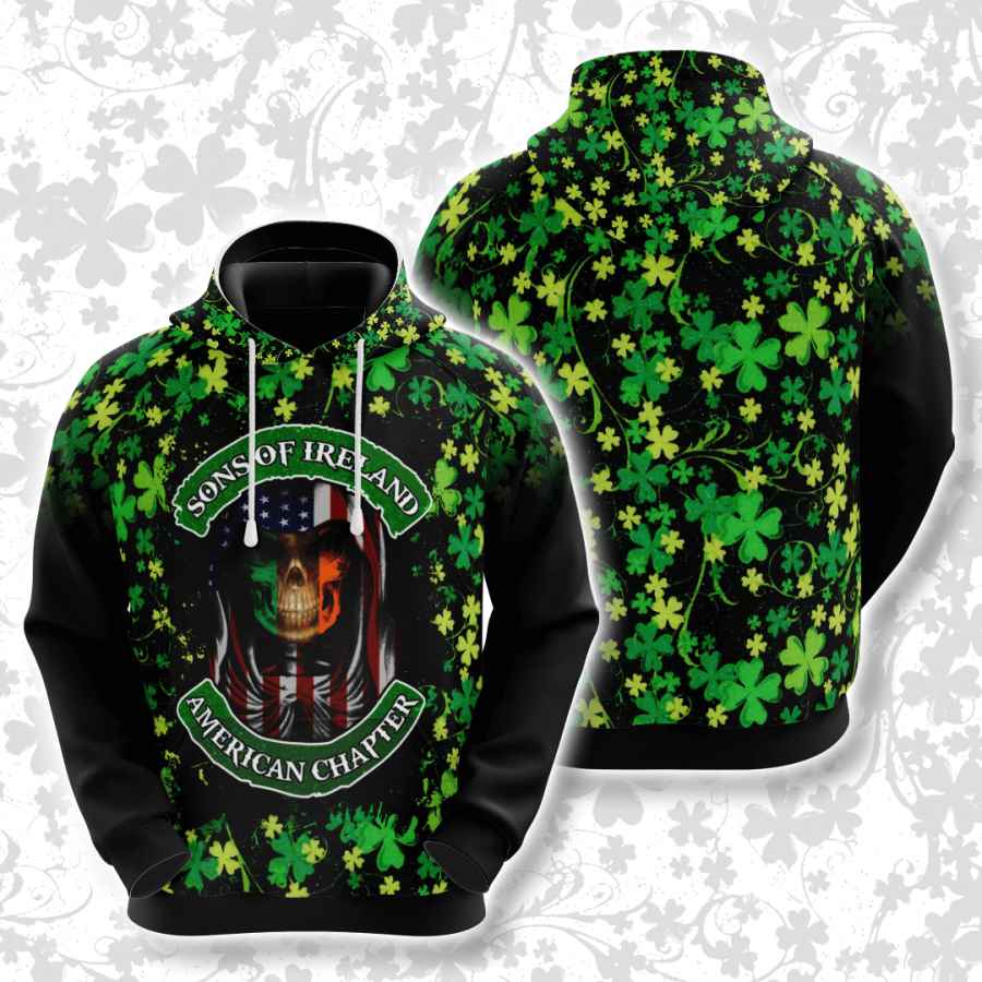 St Patricks Day Usa 1178 3d Hoodie