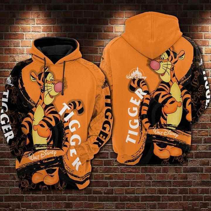 Tigger Winnie The Pooh Disney Hoodie 3d